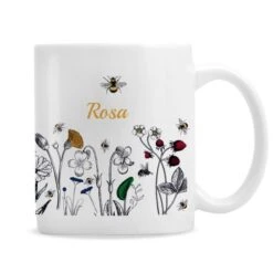 Personalised Wild Flowers Mug -PERSONALISE STORE 220226120000 2