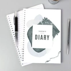 Personalised Abstract A5 Diary -PERSONALISE STORE 223300090000 3