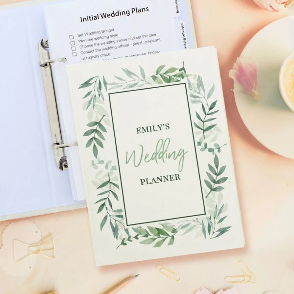 Personalised Botanical Wedding Planner 1 Personalised Botanical Wedding Planner