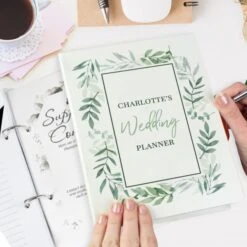 Personalised Botanical Wedding Planner 12 Personalised Botanical Wedding Planner -PERSONALISE STORE 223300130000 2