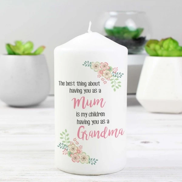 Personalised The Best Thing Pillar Candle 2 Personalised The Best Thing Pillar Candle - Image 2