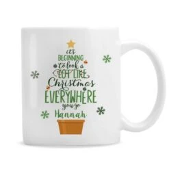 Personalised Its Beginning To Look A Lot Like Xmas Mug -PERSONALISE STORE 4003908 4