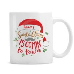 Personalised Santa Claus Is Comin To Town Mug 9 Personalised Santa Claus Is Comin To Town Mug -PERSONALISE STORE 4003928 4