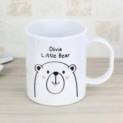 Personalised Little Bear Plastic Mug -PERSONALISE STORE 4004320 2