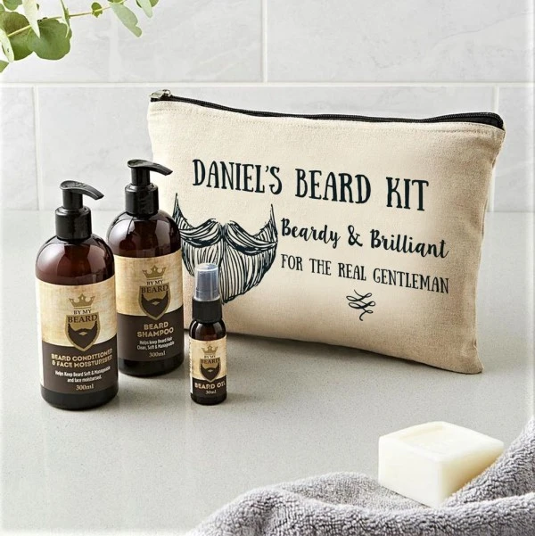 Personalised Beardy & Brilliant Beard Kit 1 Personalised Beardy & Brilliant Beard Kit