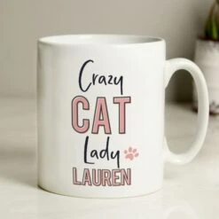 Personalised Crazy Cat Lady Mug 8 Personalised Crazy Cat Lady Mug -PERSONALISE STORE 4004466 3