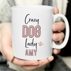 Personalised Crazy Dog Lady Mug -PERSONALISE STORE 4004468 2