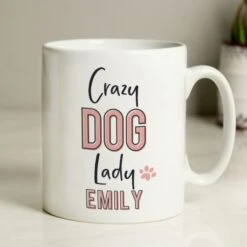 Personalised Crazy Dog Lady Mug -PERSONALISE STORE 4004468 3