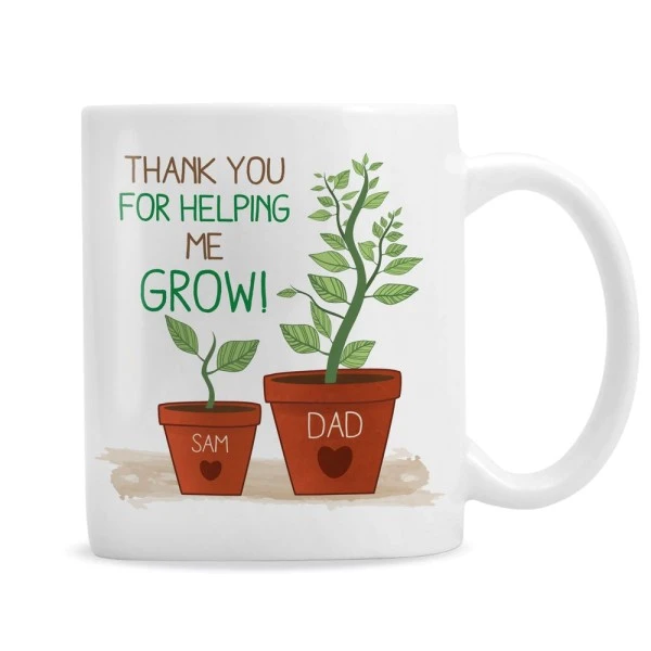 Personalised Helping Me Grow Mug 2 Personalised Helping Me Grow Mug - Image 2
