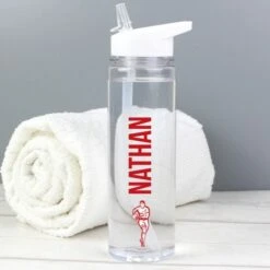 Personalised Sports Name Only Water Bottle -PERSONALISE STORE 4004597 9