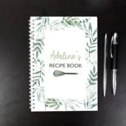 Personalised Botanical A5 Recipe Book Journal -PERSONALISE STORE 4005049 5