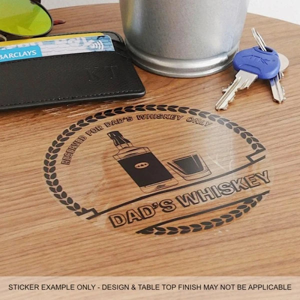 Tabblue Personalised Bluetooth Side Table With Surround Sound - Black - Beer Sticker 6 Tabblue Personalised Bluetooth Side Table With Surround Sound - Black - Beer Sticker - Image 6