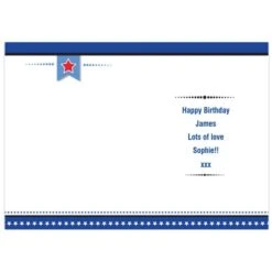 Personalised Birthday Star Card -PERSONALISE STORE gc00456 4