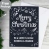 Personalised Christmas Frost Card