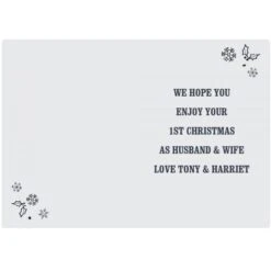 Personalised Christmas Frost Card -PERSONALISE STORE gc00518 2