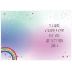 Personalised Unicorn Card -PERSONALISE STORE gc00522 2