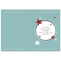 Personalised 50s Retro Card -PERSONALISE STORE gc00546 2