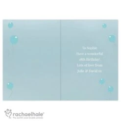 Personalised Rachael Hale "Party "Til You Drop" Card 10 Personalised Rachael Hale "Party "Til You Drop" Card -PERSONALISE STORE gc00557 2