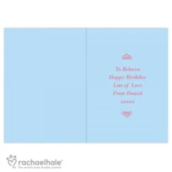Personalised Rachael Hale Fabulous Birthday Card -PERSONALISE STORE gc00559 2