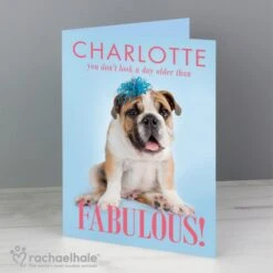 Personalised Rachael Hale Fabulous Birthday Card -PERSONALISE STORE gc00559 4