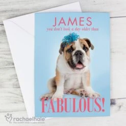 Personalised Rachael Hale Fabulous Birthday Card -PERSONALISE STORE gc00559 5
