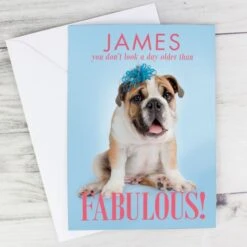 Personalised Rachael Hale Fabulous Birthday Card -PERSONALISE STORE gc00559 7