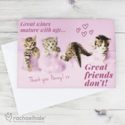 Personalised Rachael Hale "Great Friends" Card -PERSONALISE STORE gc00562 4