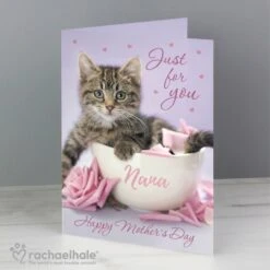 Personalised Rachael Hale "Just For You" Kitten Card -PERSONALISE STORE gc00580 8