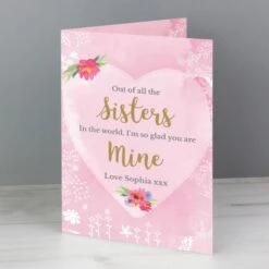 Personalised Floral Watercolour Card 17 Personalised Floral Watercolour Card -PERSONALISE STORE gc00581 7