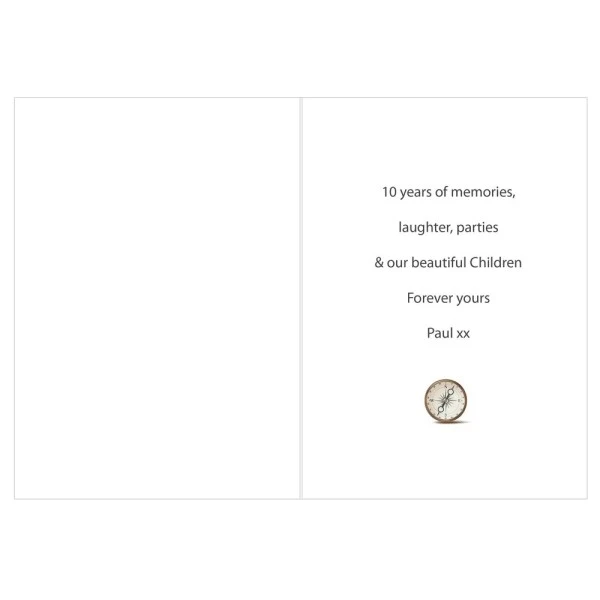 Personalised Present Day Map Compass Card 6 Personalised Present Day Map Compass Card - Image 6