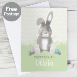 Personalised Easter Bunny Card