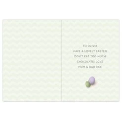 Personalised Easter Bunny Card -PERSONALISE STORE gc00633 2