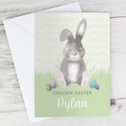 Personalised Easter Bunny Card -PERSONALISE STORE gc00633 4