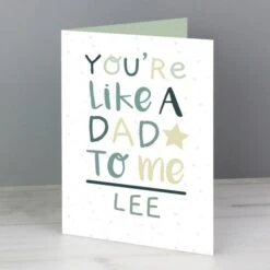 Personalised "You're Like A Dad To Me" Card 9 Personalised "You're Like A Dad To Me" Card -PERSONALISE STORE gc00636 4