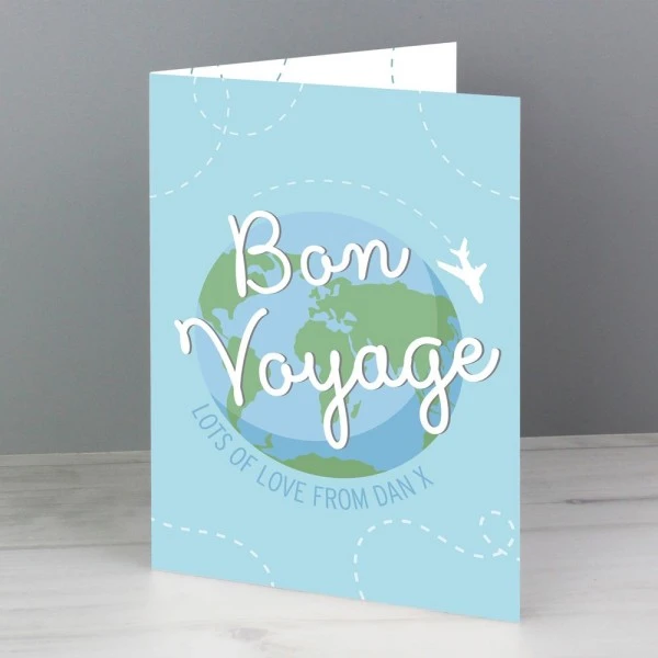 Personalised Bon Voyage Card 4 Personalised Bon Voyage Card - Image 4