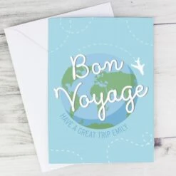 Personalised Bon Voyage Card 11 Personalised Bon Voyage Card -PERSONALISE STORE gc00668 4