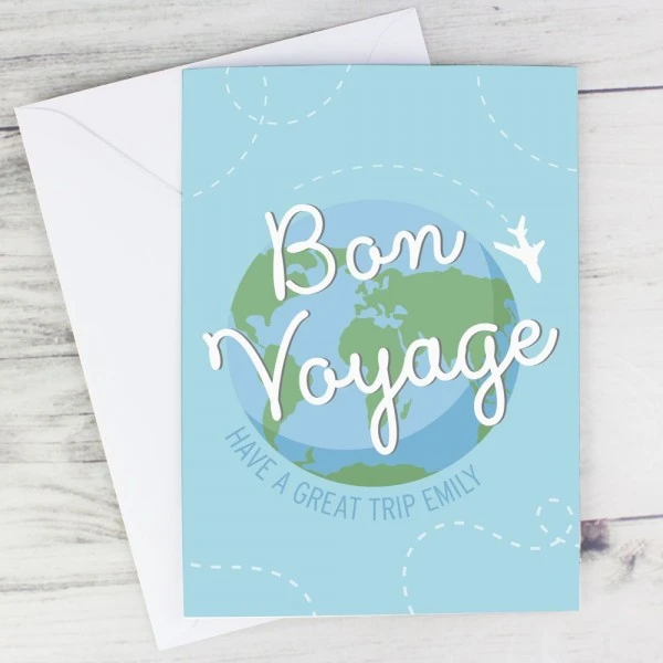 Personalised Bon Voyage Card 5 Personalised Bon Voyage Card - Image 5
