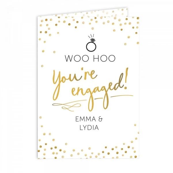 Personalised Engagement Card 2 Personalised Engagement Card - Image 2
