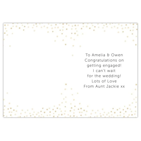 Personalised Engagement Card 3 Personalised Engagement Card - Image 3