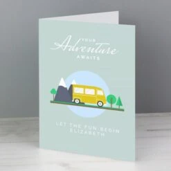 Personalised Leaving Retirement Adventure Card -PERSONALISE STORE gc00678 3