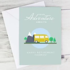 Personalised Leaving Retirement Adventure Card -PERSONALISE STORE gc00678 4