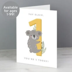 Personalised Animal Birthday Card -PERSONALISE STORE gc00684 2