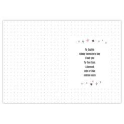 Personalised To The Moon & Back Pink Card -PERSONALISE STORE gc00685 3