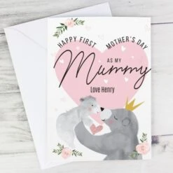 Personalised 1st Mother's Day Mama Bear Card 9 Personalised 1st Mother's Day Mama Bear Card -PERSONALISE STORE gc00690 4