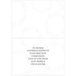 Personalised Truly Blessed First Holy Communion Card 6 Personalised Truly Blessed First Holy Communion Card -PERSONALISE STORE gc00695 2