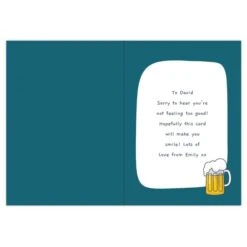 Personalised Get Well Soon Card 7 Personalised Get Well Soon Card -PERSONALISE STORE gc00710 2