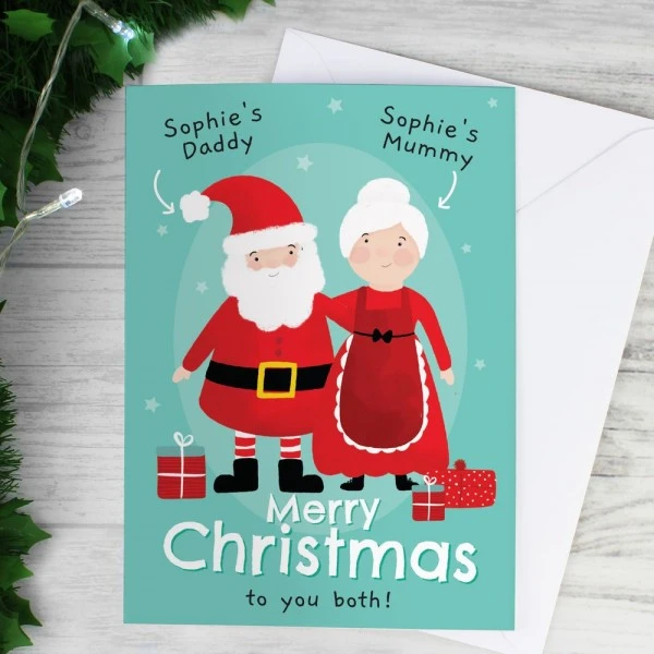 Personalised Mr & Mrs Claus Card 4 Personalised Mr & Mrs Claus Card - Image 4