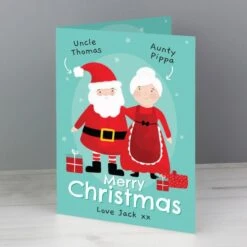 Personalised Mr & Mrs Claus Card 10 Personalised Mr & Mrs Claus Card -PERSONALISE STORE gc00720 4