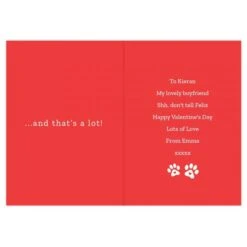 Personalised I Love You More Than The Cat Card 7 Personalised I Love You More Than The Cat Card -PERSONALISE STORE gc00729 2