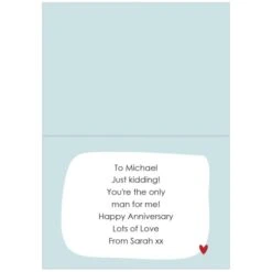 Personalised You're My Favourite Husband Card -PERSONALISE STORE gc00740 2